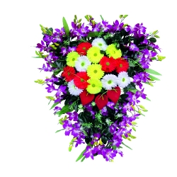 1.5 FT X 2 FT - Artifical Plastic Flower Bouquet - Flower Decoration - Multi Color