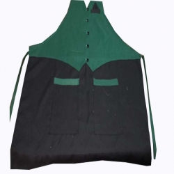 Jacket Kitchen Apron with Front Pocket - Made of Cotton