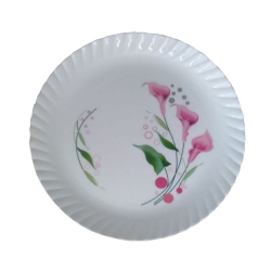 Printed Dinner Plates - 13 Inch - Made Of Plastic Material