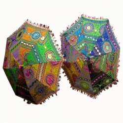 Rajasthani Umbrella - 30 Inch & 33 inch - Made of Iron & Cotton