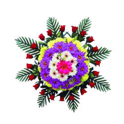 Artificial Flower Bouquet - 2 FT - Made of Plastic