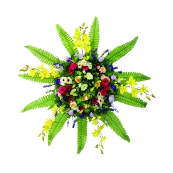 Artificial Flower Bouquet - 2 FT - Made of Plastic