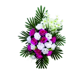 1.5 X 2 FT - Artifical Plastic Flower Bouquet - Flower Decoration - Multi Color