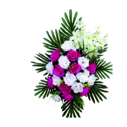 Artificial Flower Bouquet -1.5 FT X 2 FT - Made of Plastic
