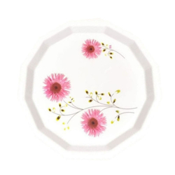Printed Dinner Plates - 13 Inch - Made Of Plastic Material