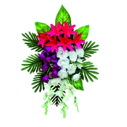 Artificial Flower Bouquet - 2 FT - Made of Plastic