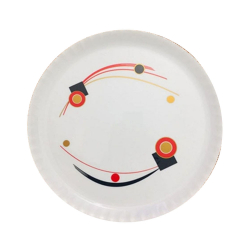 Printed Dinner Plates - 12 Inch - Made Of Plastic Material