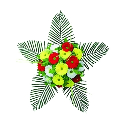 Artificial Flower Bouquet - 2 FT - Made of Plastic