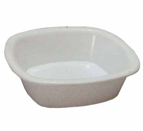 4 Inch - Square Bowls - Curry Bowls - Made Of Food-Grade Regular Plastic - Sky Blue Color
