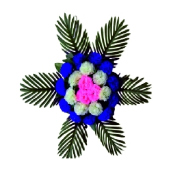 Artificial Flower Bouquet - 2 FT - Made of Plastic