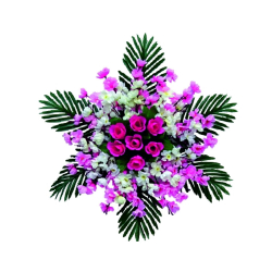 Artificial Flower Bouquet -1.5 FT X 2 FT - Made of Plastic