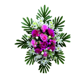 Artificial Flower Bouquet -1.5 FT X 2 FT - Made of Plastic