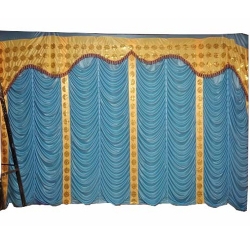 Mandap Stage Parda - Side Wall Parda - Stage Curtain - Background Curtain - Multi Color