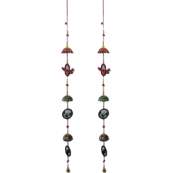 Rajasthani Wall Hanging - 2 FT - Made of Fabric & Wood