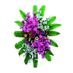 Artificial Flower Bouquet -1.5 FT X 2 FT - Made of Plastic