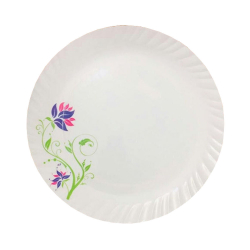 Printed Dinner Plates - 13 Inch - Made Of Plastic Material