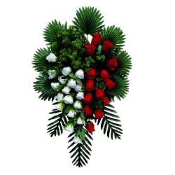 Artificial Flower Bouquet - 2 FT - Made of Plastic