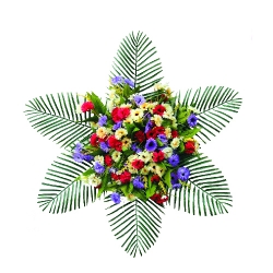 Artificial Flower Bouquet - 2 FT - Made of Plastic