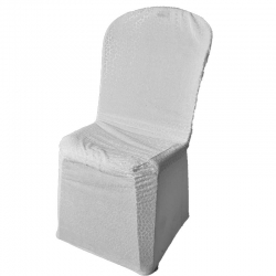 Velvet Chair Cover - White Color