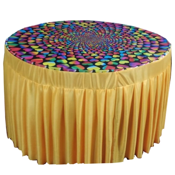 3d Table Cover Round, Round Table Covers Cloth