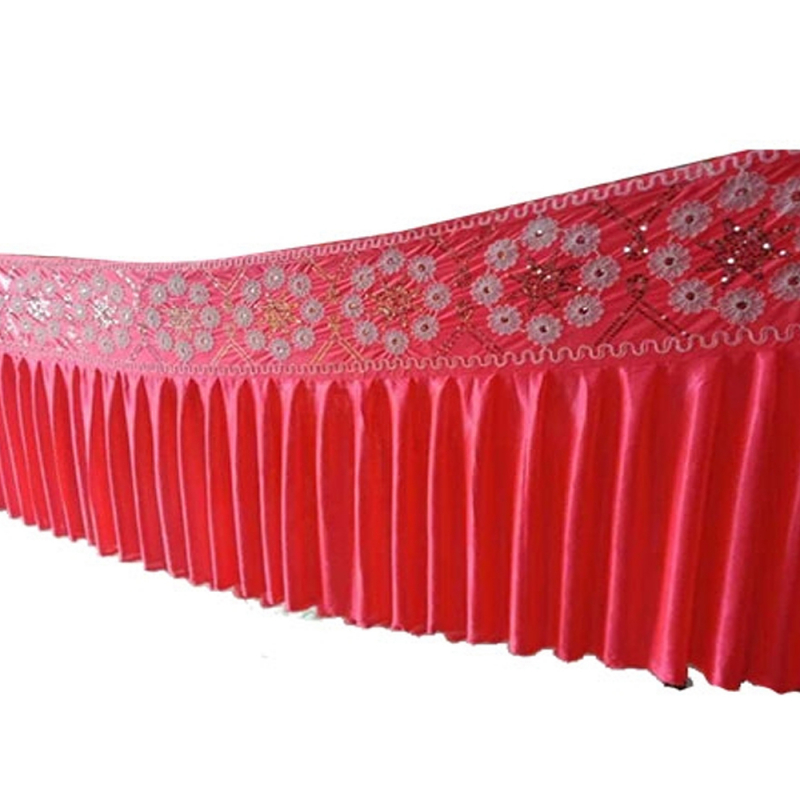 Buy Table Frill 10 FT Counter Jhalar Made of Brite Lycra