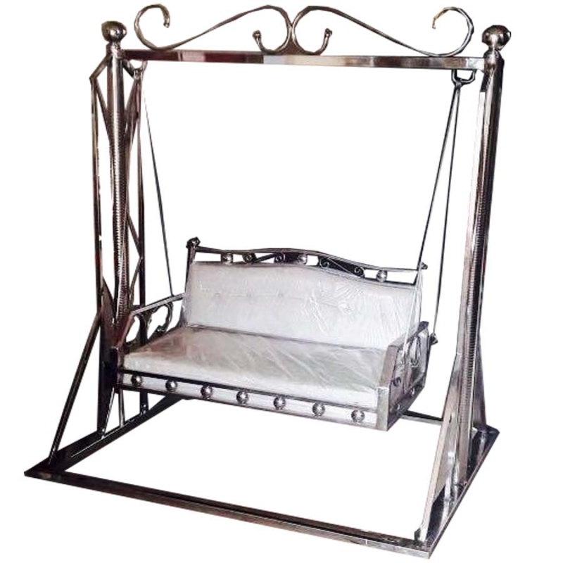 Buy White Color Jhula Swing Steel Jhula Wedding Steel Jhula