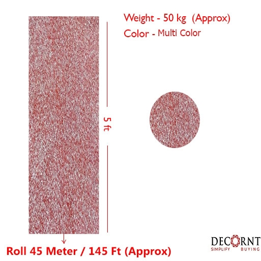 Download Buy 5 FT X 145 FT - Glitter Carpet - Non Woven Carpet - Mat - Floor Mat - Light Pink Color ...