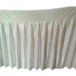 Table Frill - 20 FT- Made Of 24 Gauge Brite Lycra