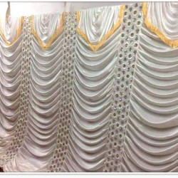 Designer Curtain - Made of 24 Gauge Bright Lycra Cloth