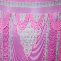 Mandap Stage Parda - 10 FT X 15 FT - Made of Brite Lycra