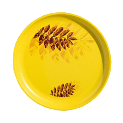 Printed Dinner Plates -12 Inch -  Made Of Regular Plastic Material