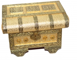 Jewelry Box - Made of Wood with Meenakari Work