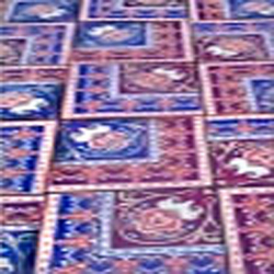 5 FT X 145 FT - Multi Color - Premium - Non Woven Jute Carpet - Mat - Floor Mat