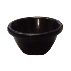 2.5 Inches Small Katori - Chatni Bowls - Made Of Food-Grade Virgin Plastic - Black Color