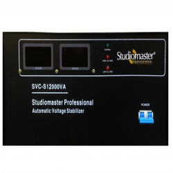 Studiomaster - SVC S 12000 - 12 KVA - Servo Stabilizer - Power Supply Products - Black Color