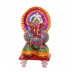 Ganesh ji Statue Murti - Made of Fiber