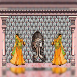 3D Print Mandap Parda - 10 FT X 15 FT - 14 KG Taiwan Cloth