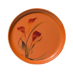 11 Inch Second Quality Dinner Plates - Made Of Food-Grade Regular Plastic Material - Round Shape - Printed Plate
