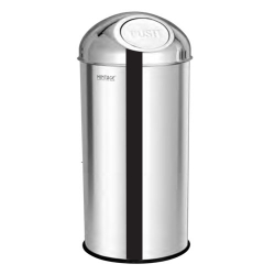 Mintage Push Bin Dustbin - 14 Inch x 32 Inch (80 Ltr) - Made of Stainless Steel