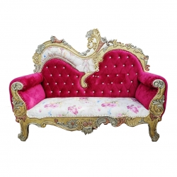 Sofa & Couches - Made of Wood & Brass Coating