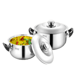 Mintage Divine Puff Insulated with Handle Hot Case - Set of 2 - Made of Stainless Steel