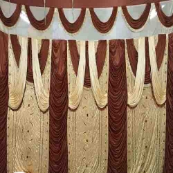 10 FT X 15 FT - Designer Curtain - Parda - Stage Parda - Wedding Curtain - Mandap Parda - Back Ground Curtain - Side Curtain - Brite Lycra - Multi Color