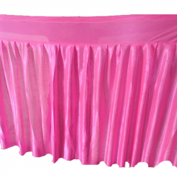 Table Frill - 10 FT- Made Of 24 Gauge Brite Lycra