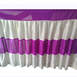 Table Frill - 20 FT- Made Of 24 Gauge Brite Lycra