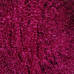 Decoration Plain Fur - Made Of Cotton - Maroon Color