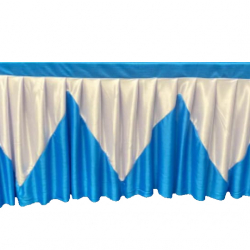 Table Cover Frill - 18 FT - Made Of Bright Lycra Cloth