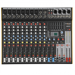 Studiomaster - Aqua 10 Mixer - 8 Mic/Line + 2 Stereo