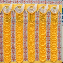 Designer Curtain - Parda -  Made of 24 Gauge Bright Lycra