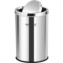 Swing Bin Dustbin - 30 LTR - Made of Stainless Steel