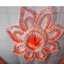 Designer Mandap Ceiling - Made Of Taiwan & Bright Lycra Cloth